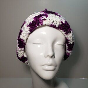 Women's New Handmade Crochet Multicolor Pattern Hat Beanie 2